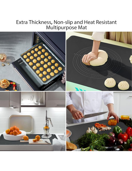 Alfombrilla de Silicona OKeanu 71x50 cm Antiadherente Grado Alimenticio