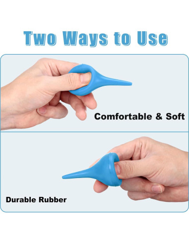 Jeringas de Bulbo Manual Nuanchu 30 ml para Oídos - 6 Paquetes