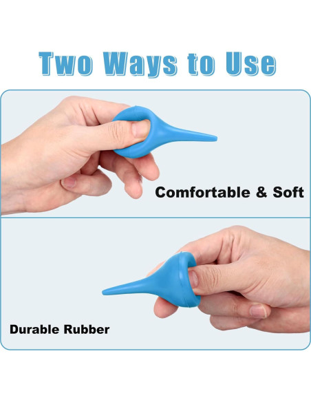 Jeringas de Bulbo Manual Nuanchu 30 ml para Oídos - 6 Paquetes