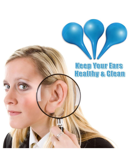 Jeringas de Bulbo Manual Nuanchu 30 ml para Oídos - 6 Paquetes