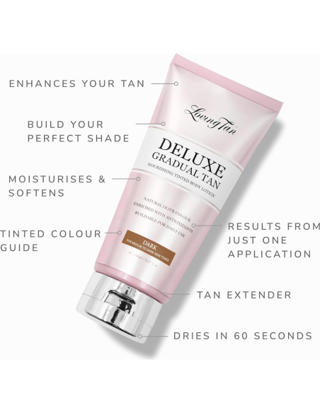 Loción Bronceadora Gradual Loving Tan 150 ml - Oscura
