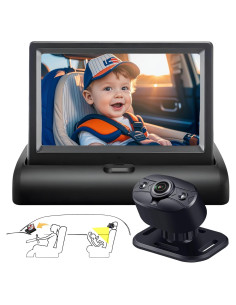 Cámara para Bebé YIMU KB40 con Monitor 4.3" HD 720P