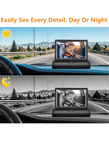 Cámara para Bebé YIMU KB40 con Monitor 4.3" HD 720P