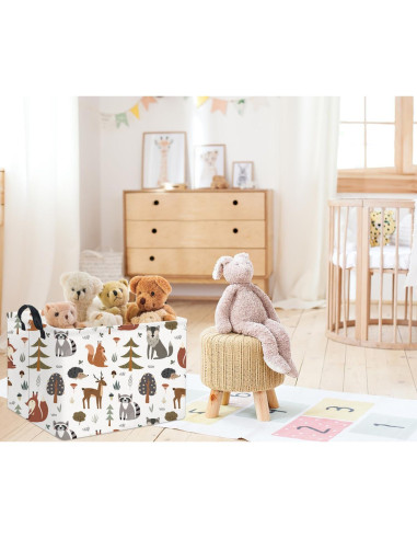 Cesta de Almacenamiento para Niños TIBAOLOVER 50x40cm Animal