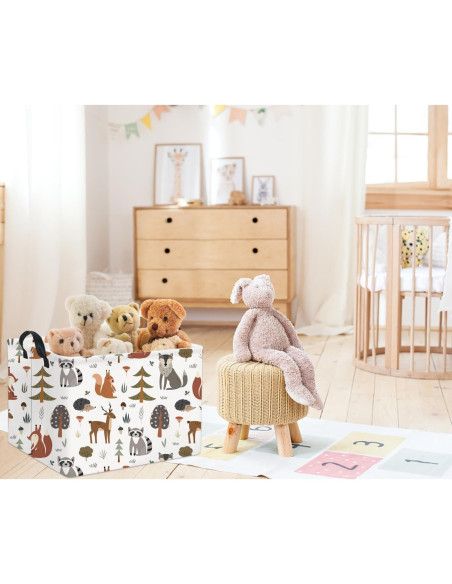 Cesta de Almacenamiento para Niños TIBAOLOVER 50x40cm Animal