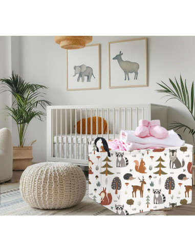 Cesta de Almacenamiento para Niños TIBAOLOVER 50x40cm Animal