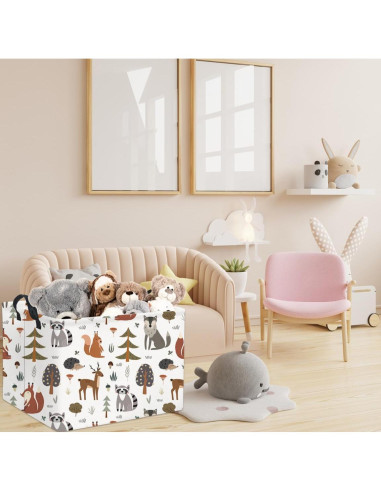 Cesta de Almacenamiento para Niños TIBAOLOVER 50x40cm Animal