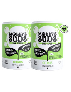 Fregado Multiusos Molly's Suds 2 Unidades Aroma Cítricos