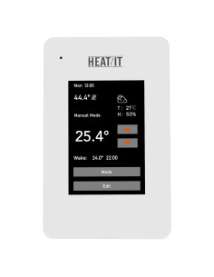 Termostato Programable Táctil HEATIT ET-7A 240V con Control de Voz