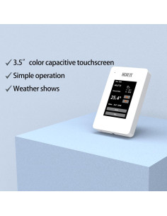 Termostato Programable Táctil HEATIT ET-7A 240V con Control de Voz 2