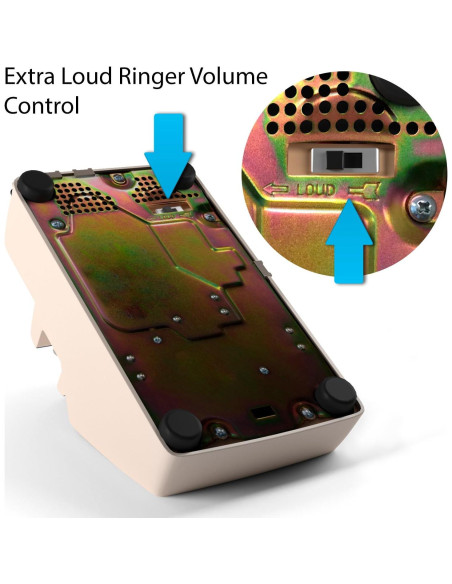 Teléfono con Cable Home Intuition para Personas Mayores Gris