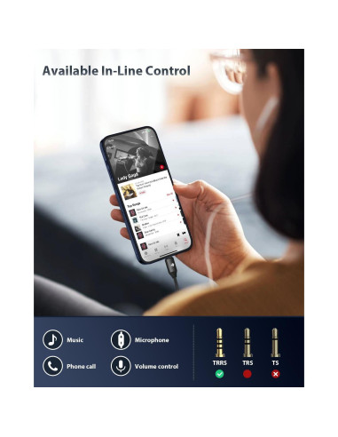 Adaptador USB C a 3.5mm Stouchi - Audio Hi-Fi para Móviles