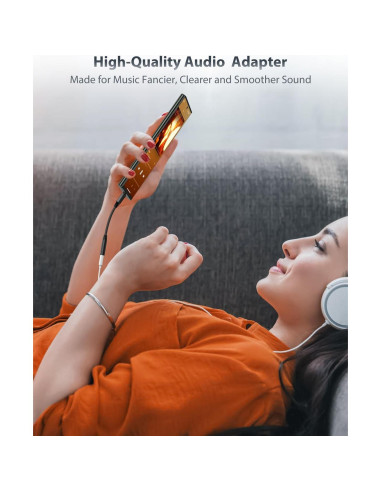 Adaptador USB C a 3.5mm Stouchi - Audio Hi-Fi para Móviles