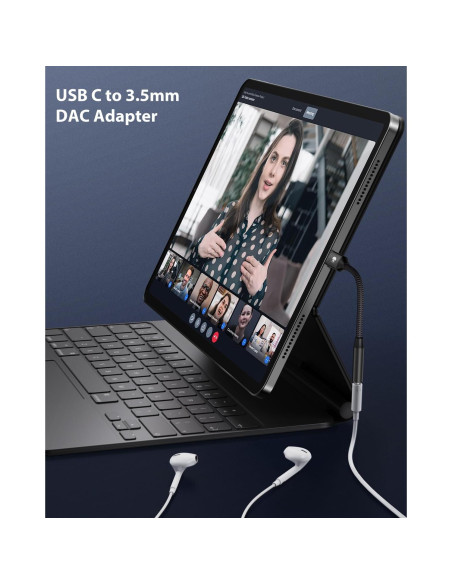 Adaptador USB C a 3.5mm Stouchi - Audio Hi-Fi para Móviles