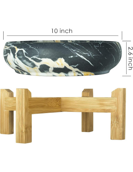 Maceta Grande de Cerámica ARTKETTY 25.4 cm Redonda con Drenaje