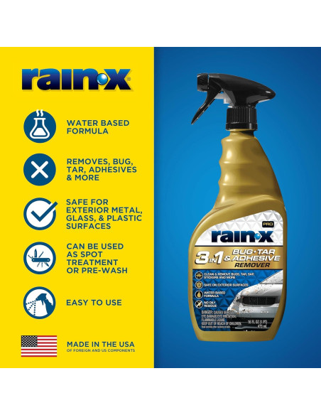 Removedor de Insectos Rain-X Pro 620213 473ml 3 en 1