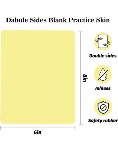 Piel Sintética para Tatuaje YONGDA 10pcs 15x20cm