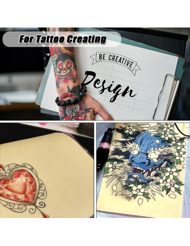 Piel Sintética para Tatuaje YONGDA 10pcs 15x20cm