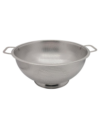 Colador Grande de Acero Inoxidable Fox Run 5 Cuartos 28 cm