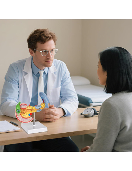 Modelo Anatómico del Páncreas y Bazo Simedutech - Educativo