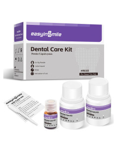 Kit de Reparación Dental Temporal Jinestune - 10g Polvo + 6ml Líquido