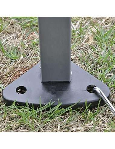 Carpa Plegable Outsunny 3.81x3.20m Hexagonal con Malla