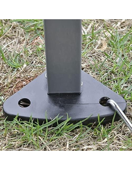 Carpa Plegable Outsunny 3.81x3.20m Hexagonal con Malla