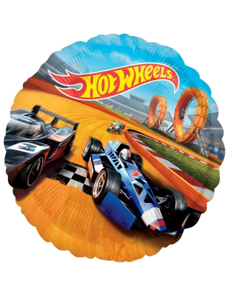 Ramo de Globos Hot Wheels Anagram 8 Piezas Fiesta Cumpleaños