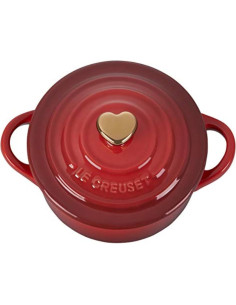 Mini Cocotte Redonda Le Creuset Cerámica 250ml Cerise 2