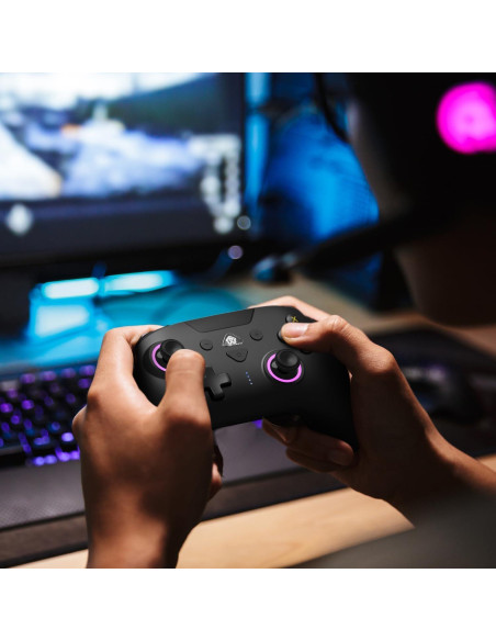 Controlador Inalámbrico PeriphX para Nintendo Switch - RGB, Giroscopio 6 Ejes