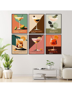 Kit de Pintura por Números Offito 6 Paquetes Adultos 20x25 cm 2