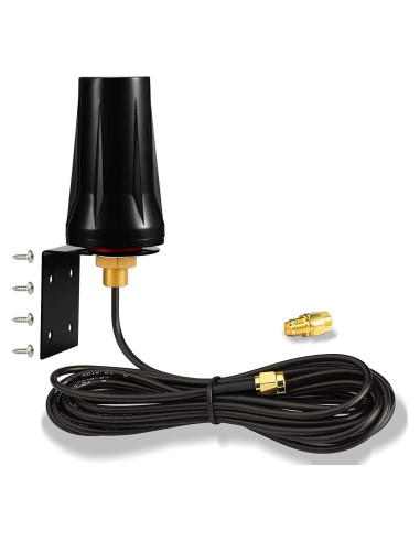 Antena Exterior 4G LTE Bingfu SMA Macho Impermeable 5dBi