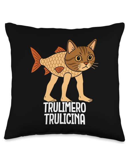 Cojín de Memes Divertidos Cerebro Italiano 40x40 cm