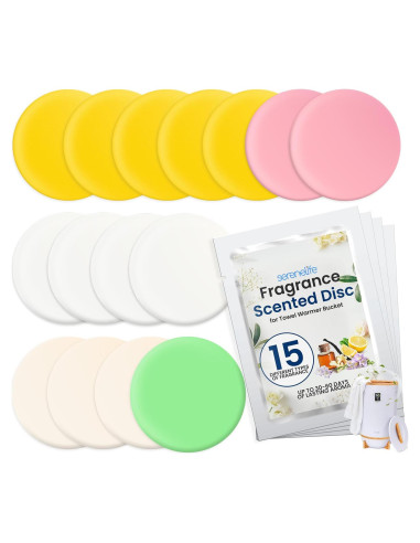 Disco de Fragancia SereneLife para Calentador de Toallas - 15 Aromas