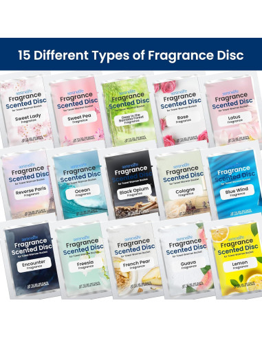 Disco de Fragancia SereneLife para Calentador de Toallas - 15 Aromas