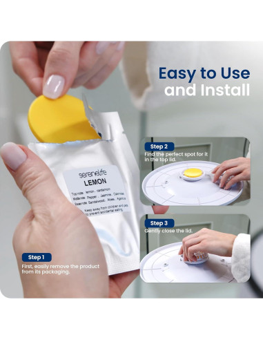 Disco de Fragancia SereneLife para Calentador de Toallas - 15 Aromas