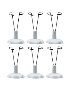 Soporte de exhibición ajustable Labubu 6 piezas 4-8 pulgadas