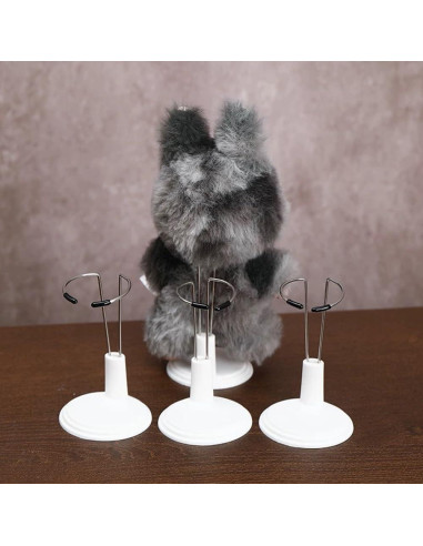 Soporte de exhibición ajustable Labubu 6 piezas 4-8 pulgadas