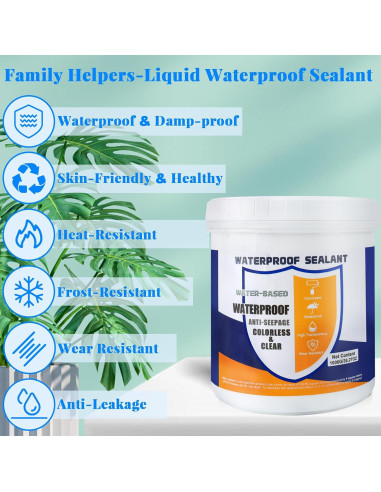 Sellador Impermeable Transparente KCUT 2000 ml - Antifugas