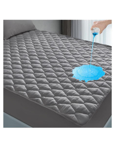 Protector de Colchón Twin Lunsing Impermeable y Transpirable