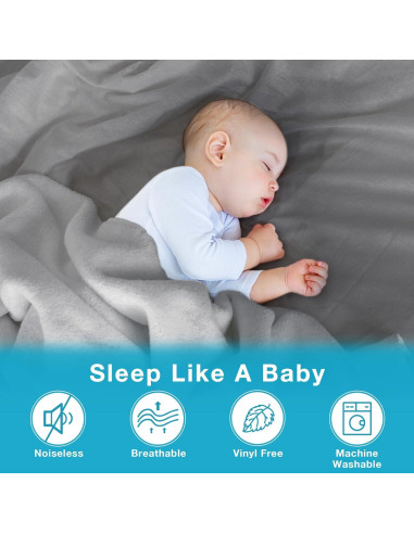 Protector de Colchón Twin Lunsing Impermeable y Transpirable