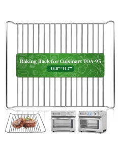 Rejilla para Freidora de Aire Cuisinart TOA-95 Acero Inoxidable 36.8x29.7cm