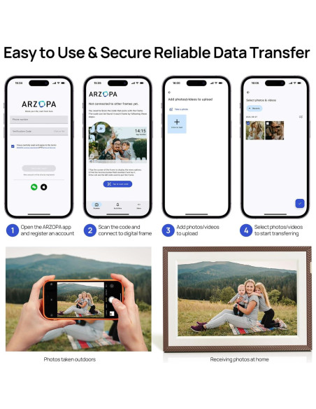 Marco Digital ARZOPA D10 10.1" WiFi 32GB Pantalla Táctil