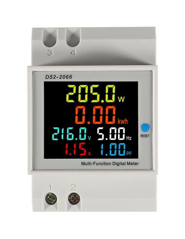 Medidor Digital de Energía Monofásico DWEII D52-2066 2Pack