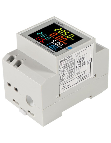 Medidor Digital de Energía Monofásico DWEII D52-2066 2Pack