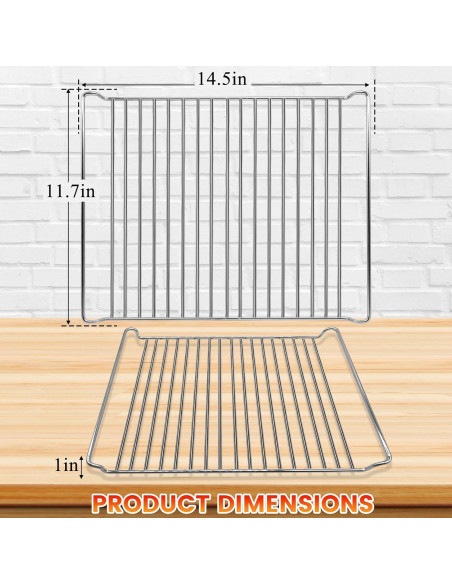 Rejilla para Freidora de Aire Cuisinart TOA-95 Acero Inoxidable 36.8x29.7cm