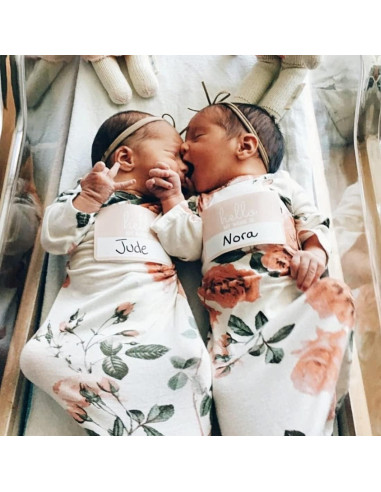 Conjunto de Dormir Bebé Giggle Angel Verde Tinta 0-3 Meses