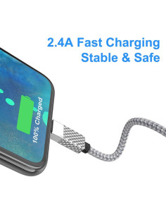 Cable de Carga Extra Largo 6.1m MFi para iPhone y iPad 2