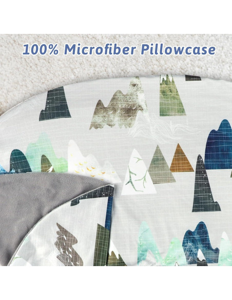 Funda de Almohada de Lactancia TANOFAR Montaña Aventura 66x51cm
