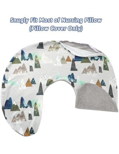 Funda de Almohada de Lactancia TANOFAR Montaña Aventura 66x51cm